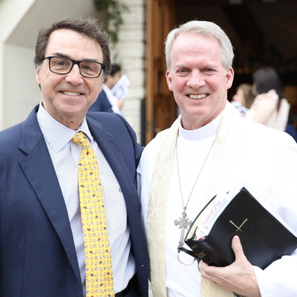 Easter welcome square