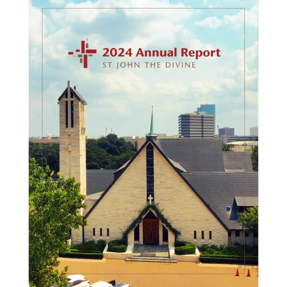 The annual report cover for pub page